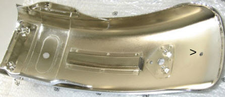 Honda 750 rear fender rubber cone